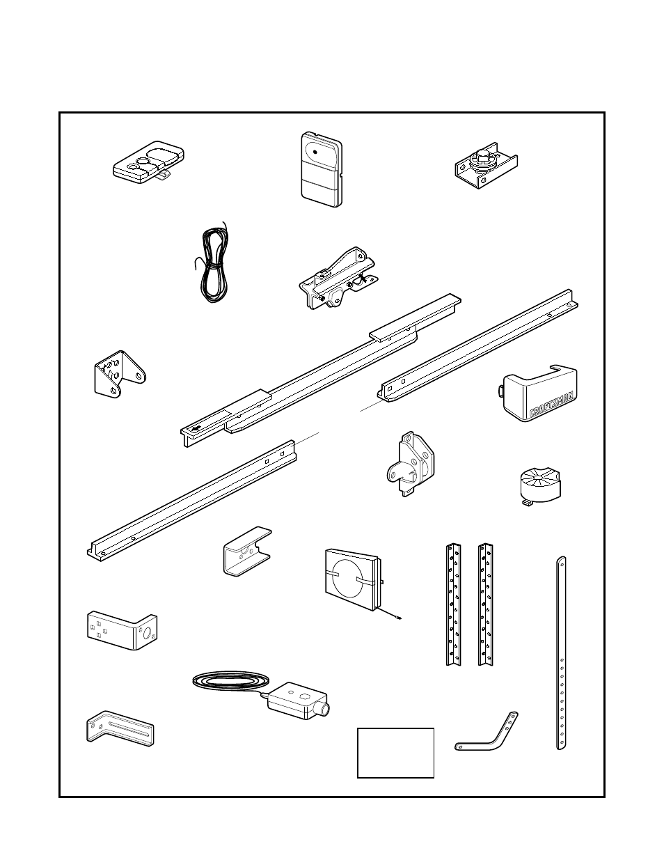 Opener carton inventory | Sears 139.18847 User Manual | Page 6 / 40