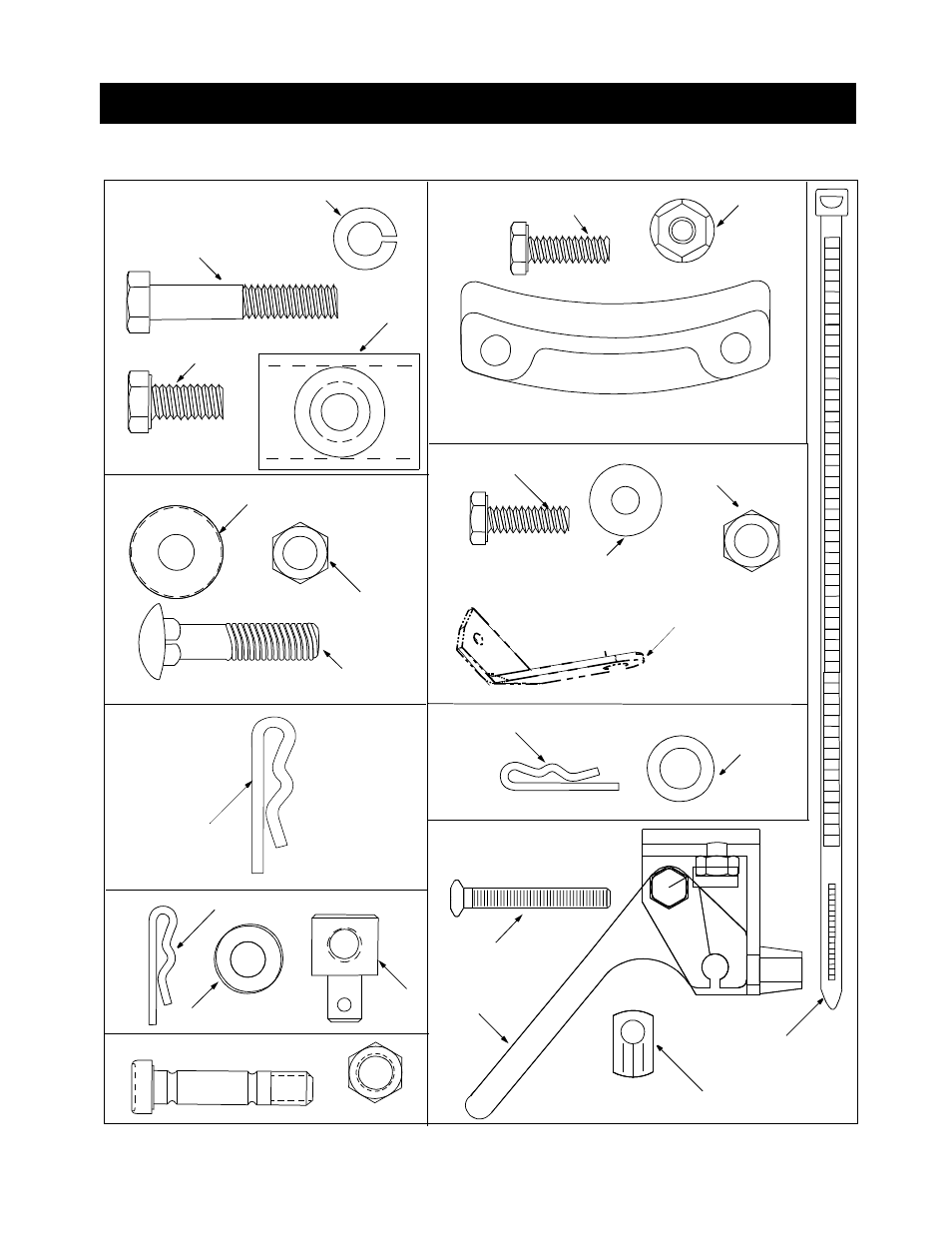 Hardware pack | Sears 247.88852 User Manual | Page 5 / 68