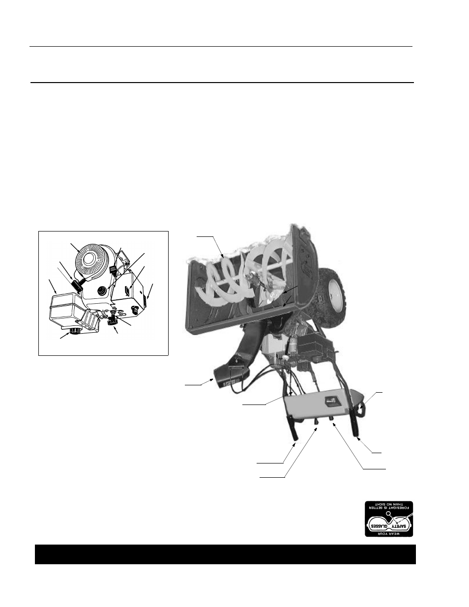 Operacion, Conozca su expulsor de nieve | Sears 247.88852 User Manual | Page 56 / 68