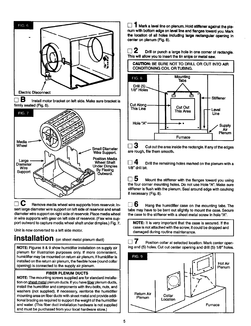 Installation, Eh 5 | Sears 2500 User Manual | Page 5 / 13