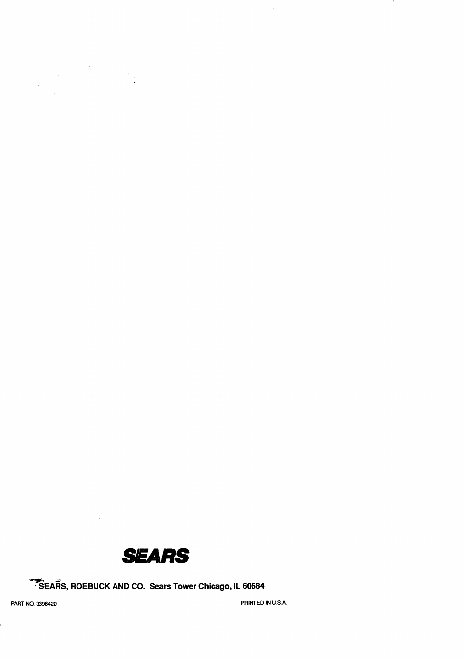 Sears Clothes Dryer User Manual | Page 24 / 24