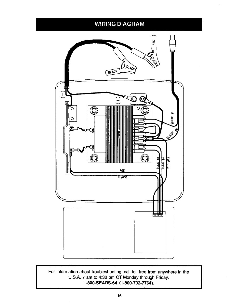 Sears DIEHARD 200.71223 User Manual | Page 16 / 16