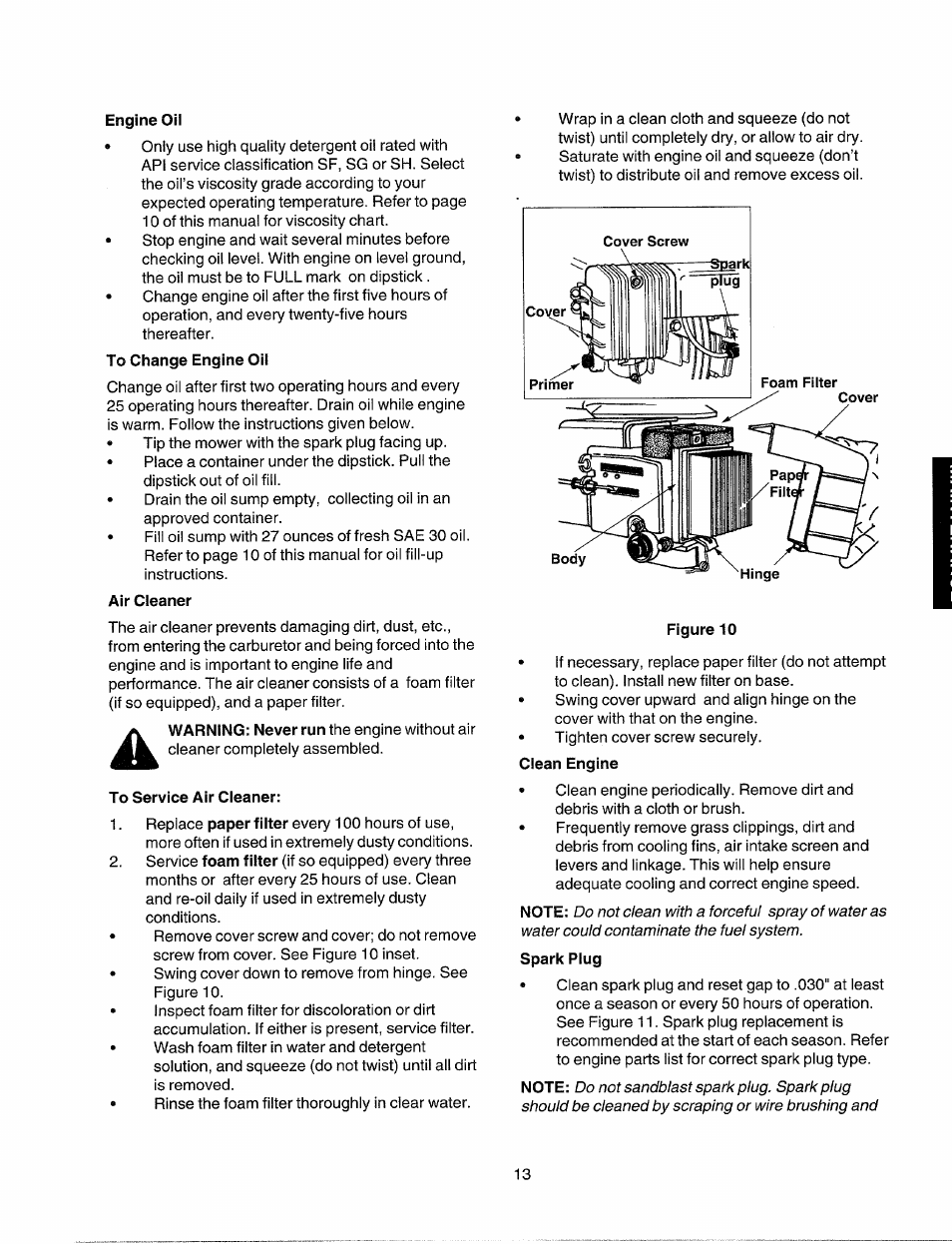 Sears 247.37035 User Manual | Page 13 / 50