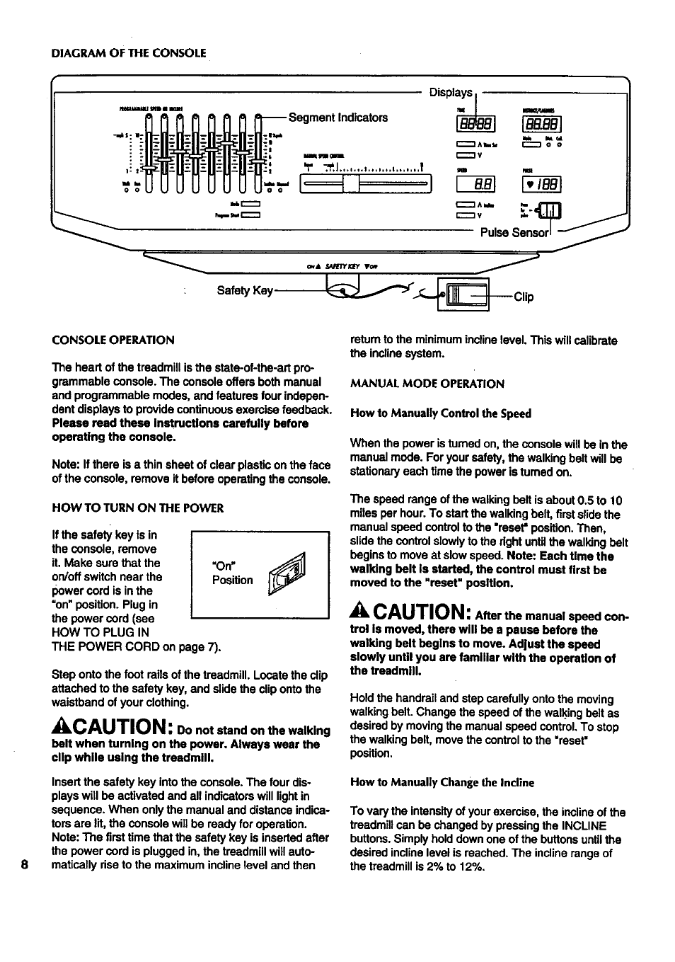 Acaution | Sears 831.297452 User Manual | Page 8 / 16