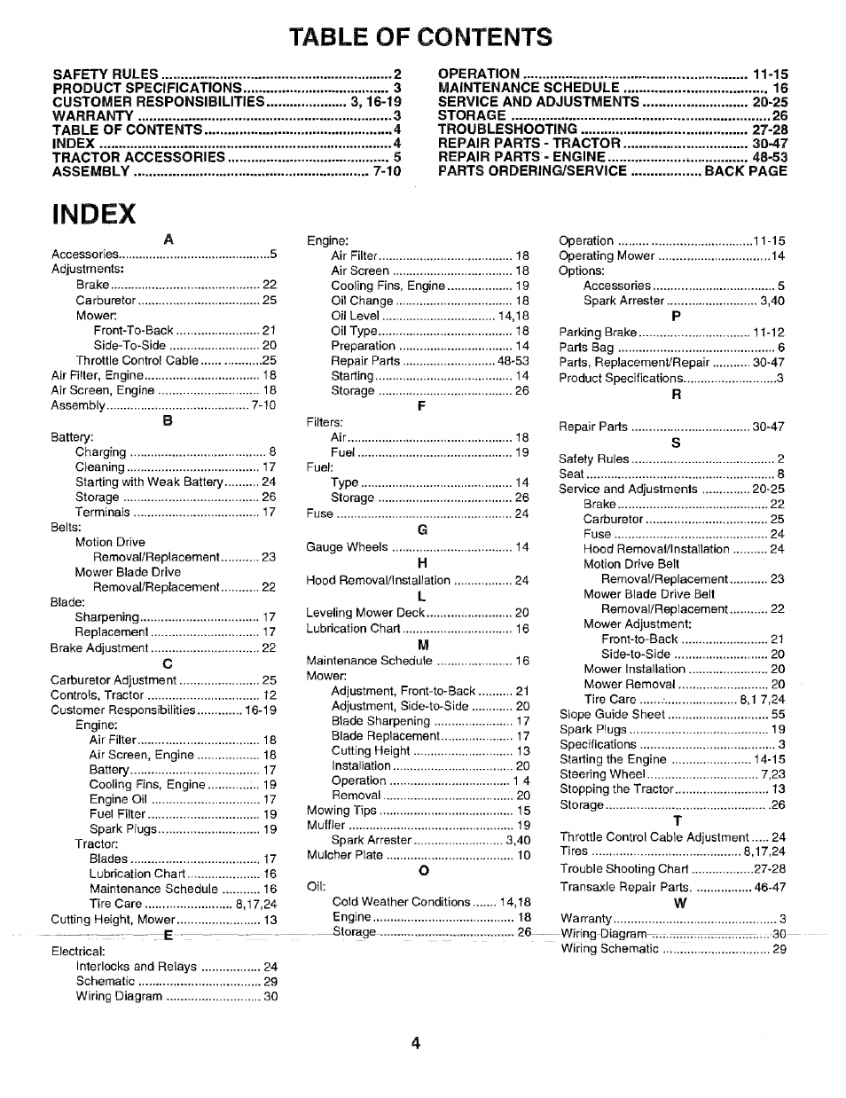 Sears EZ3 917.2566 User Manual | Page 4 / 56