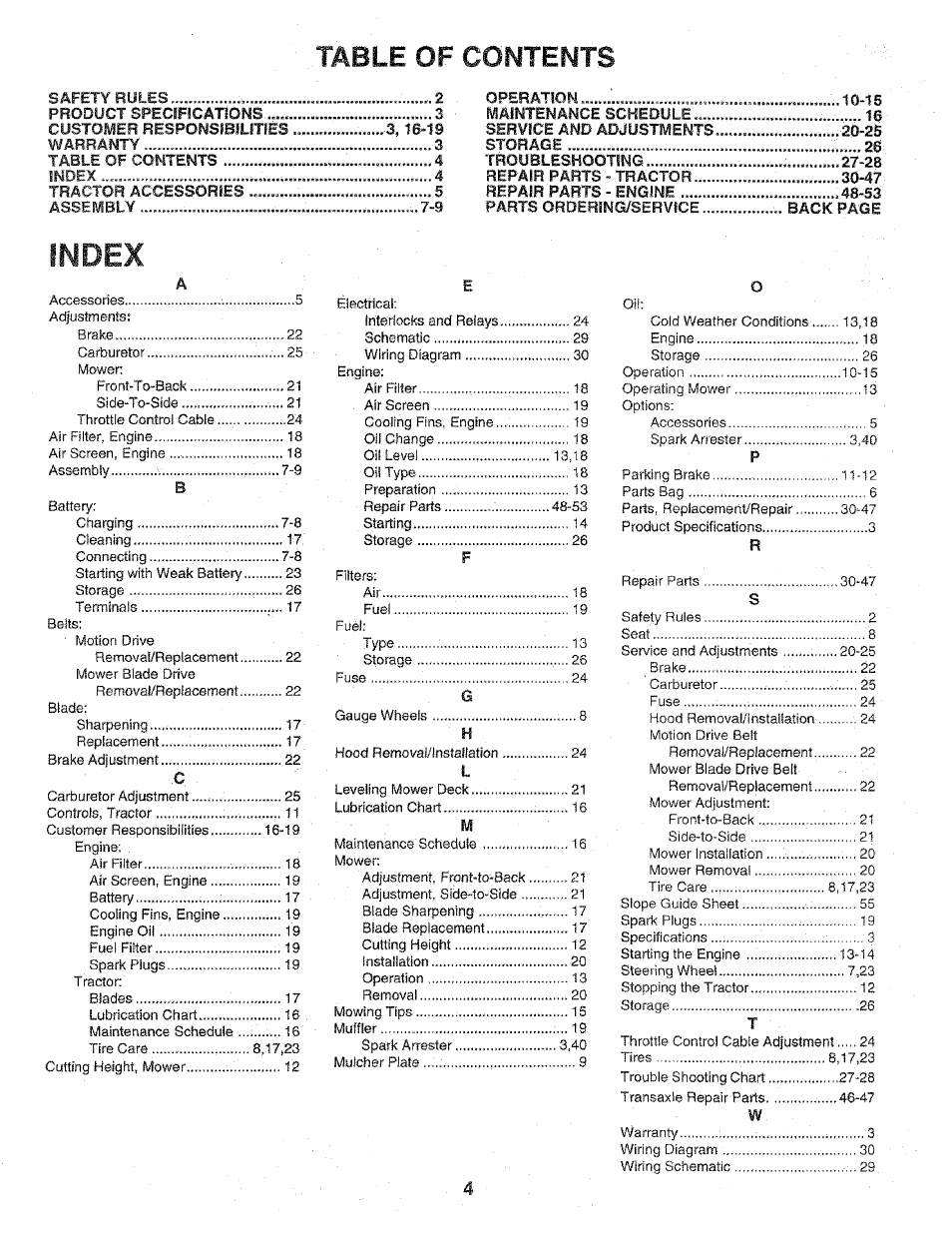 Sears 917.258552 User Manual | Page 4 / 56