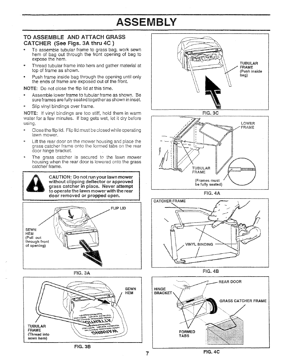 Assembly | Sears 917.37283 User Manual | Page 7 / 28
