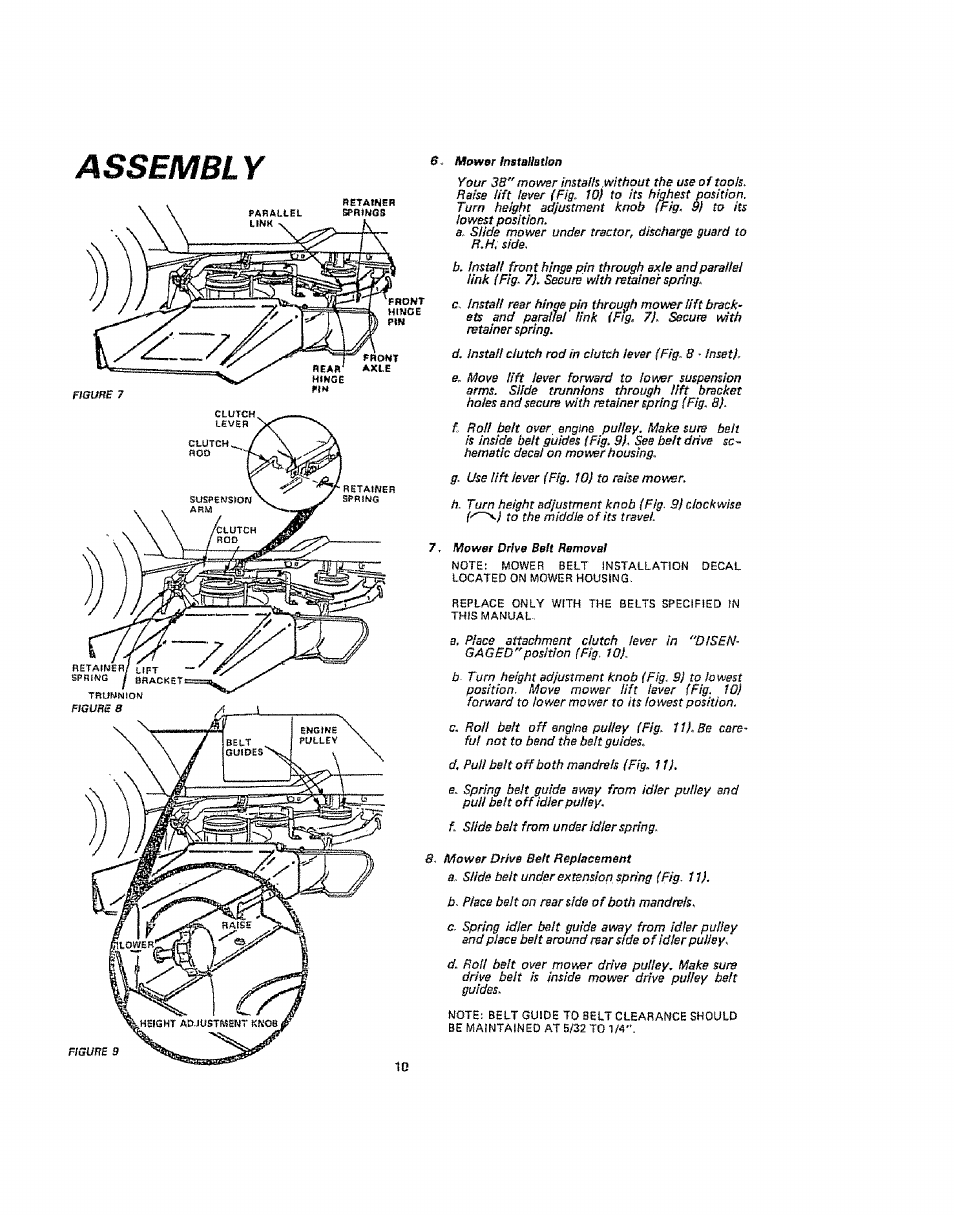 Assembly | Sears 917.254710 User Manual | Page 10 / 52