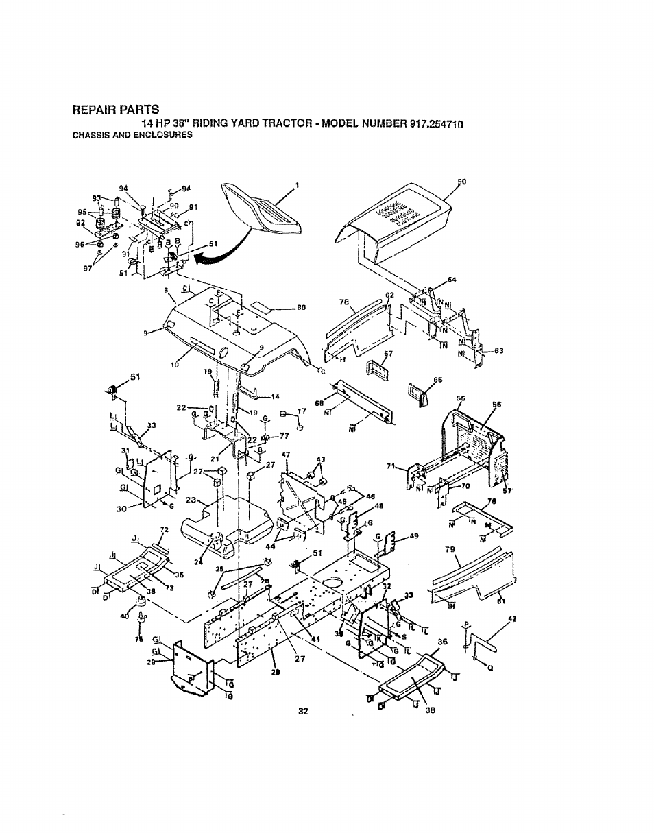 Sears 917.254710 User Manual | Page 32 / 52