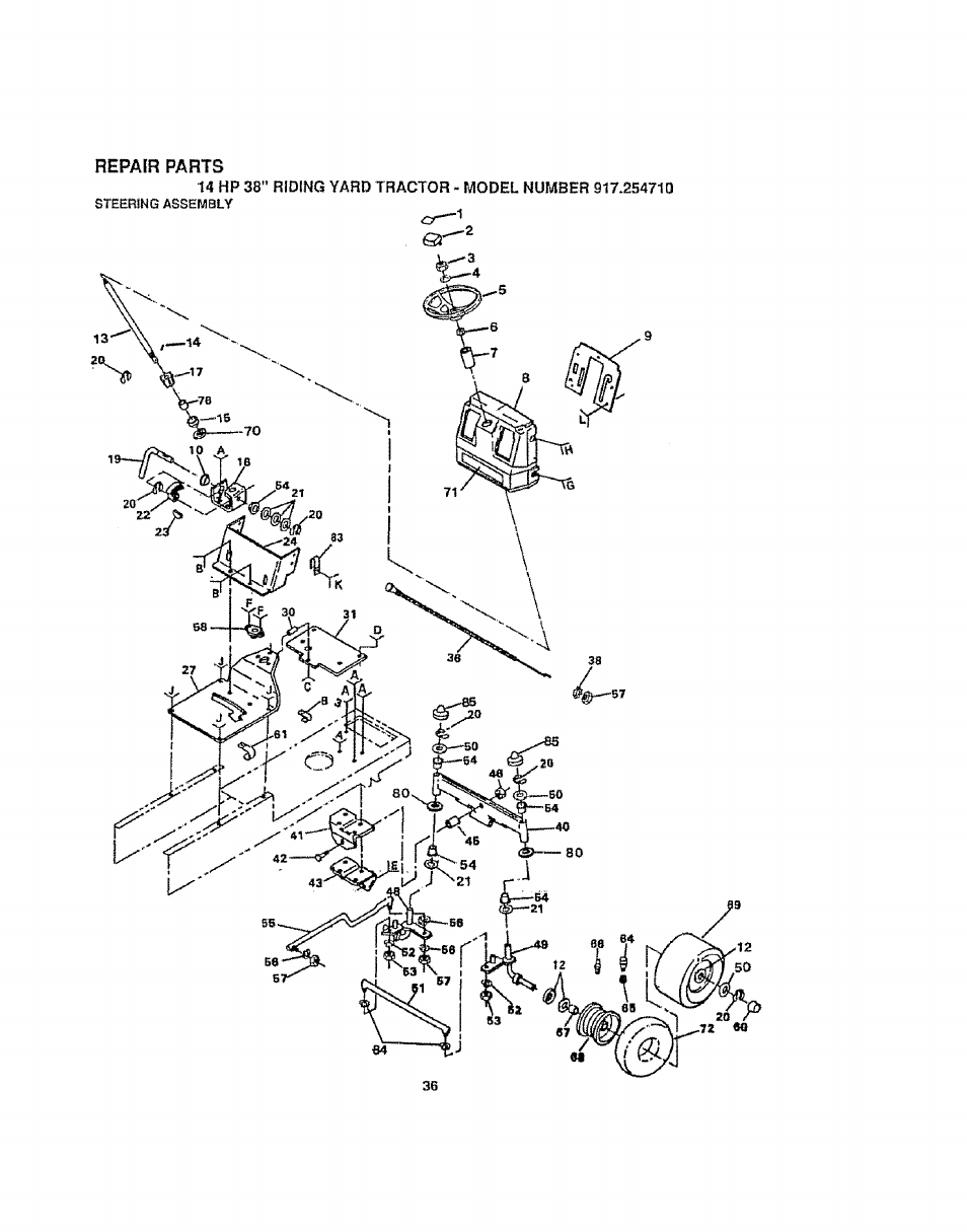 Sears 917.254710 User Manual | Page 36 / 52