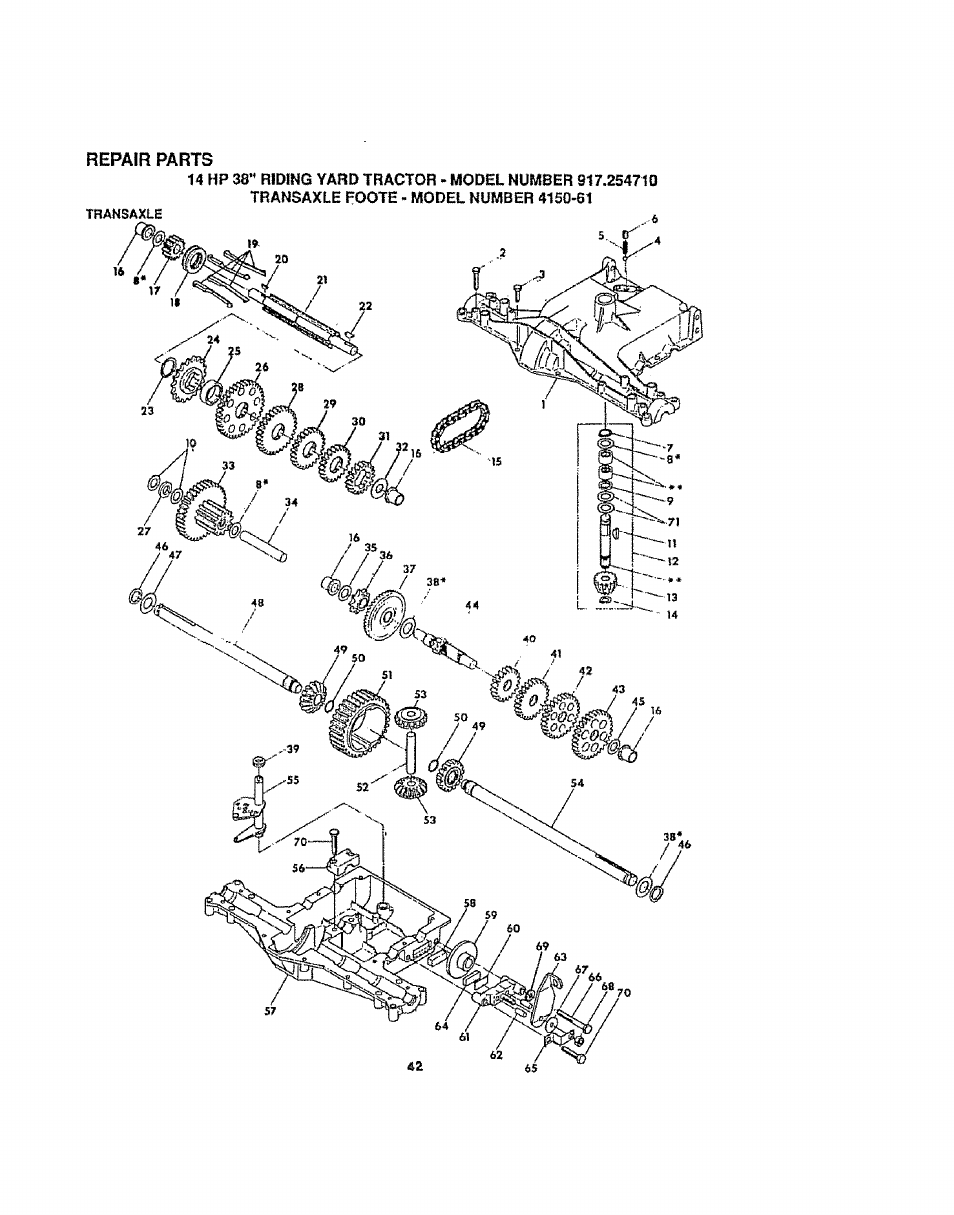 Sears 917.254710 User Manual | Page 42 / 52