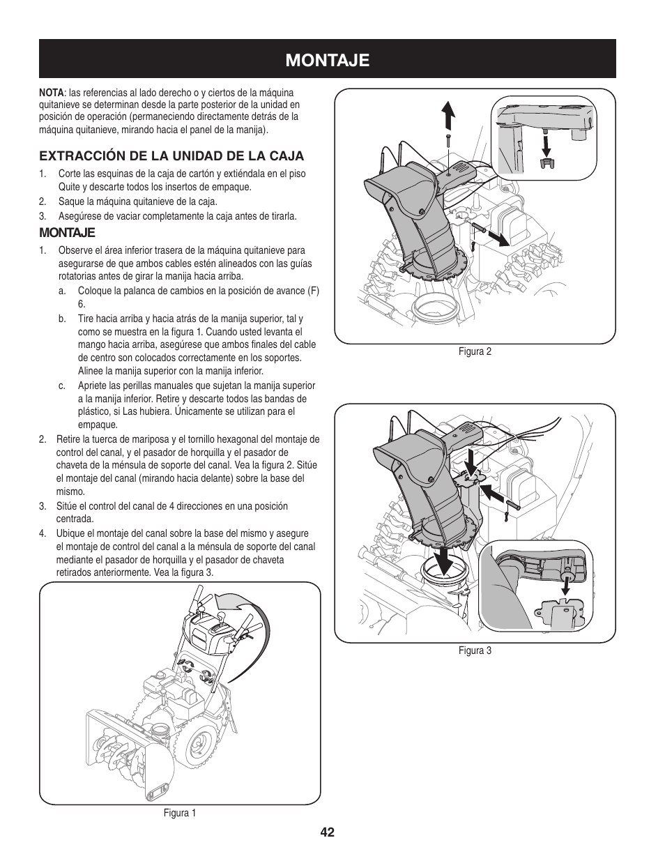 Montaje | Sears 247.8879 User Manual | Page 42 / 64