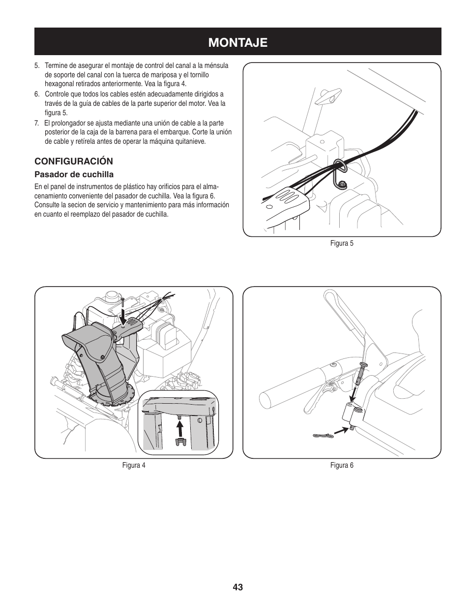 Montaje | Sears 247.8879 User Manual | Page 43 / 64