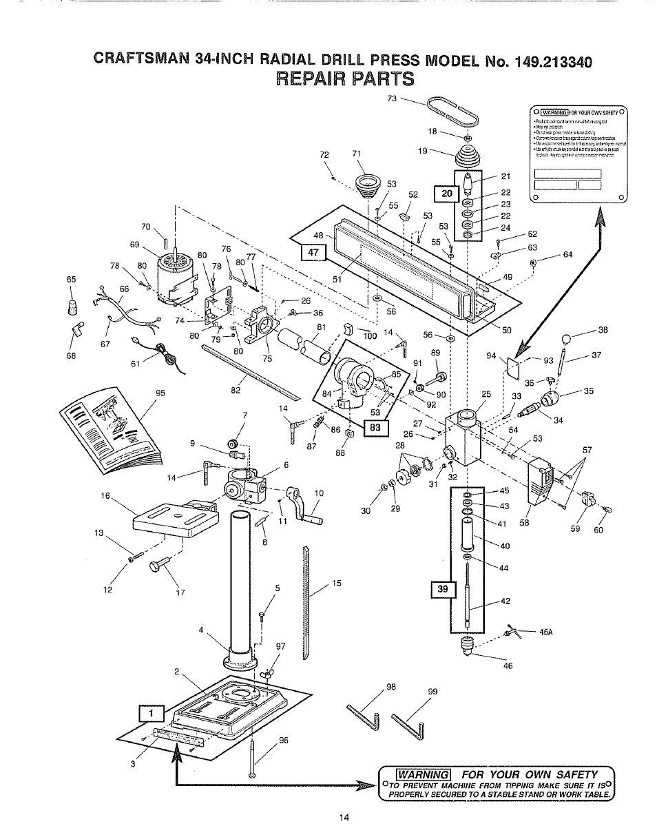 Sears 149.213340 User Manual | Page 14 / 16