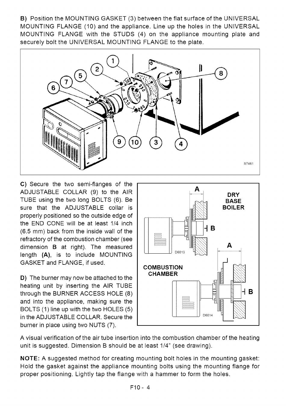 Sears Riello F10 User Manual | Page 6 / 20
