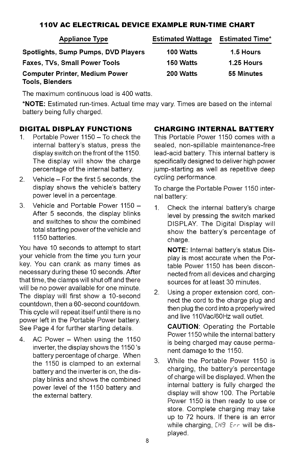 Sears 200.71488 User Manual | Page 8 / 11