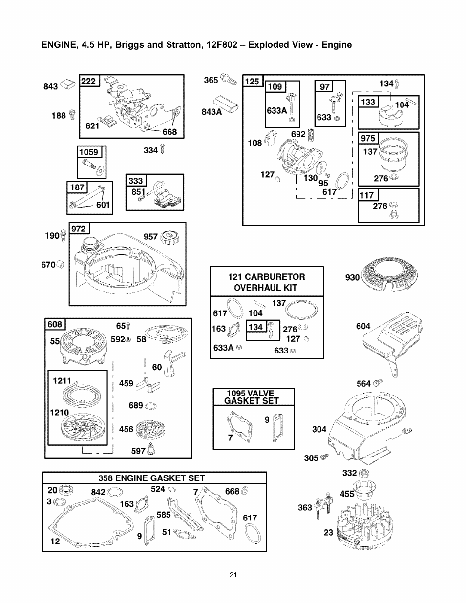 Sears 580.76101 User Manual | Page 21 / 40