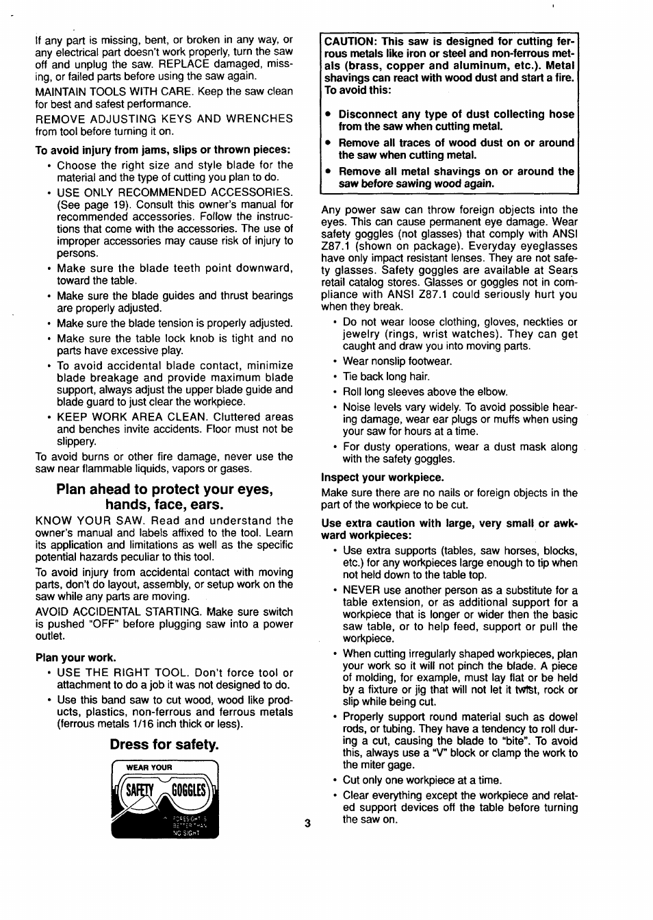 Sears 113.244530 User Manual | Page 3 / 24