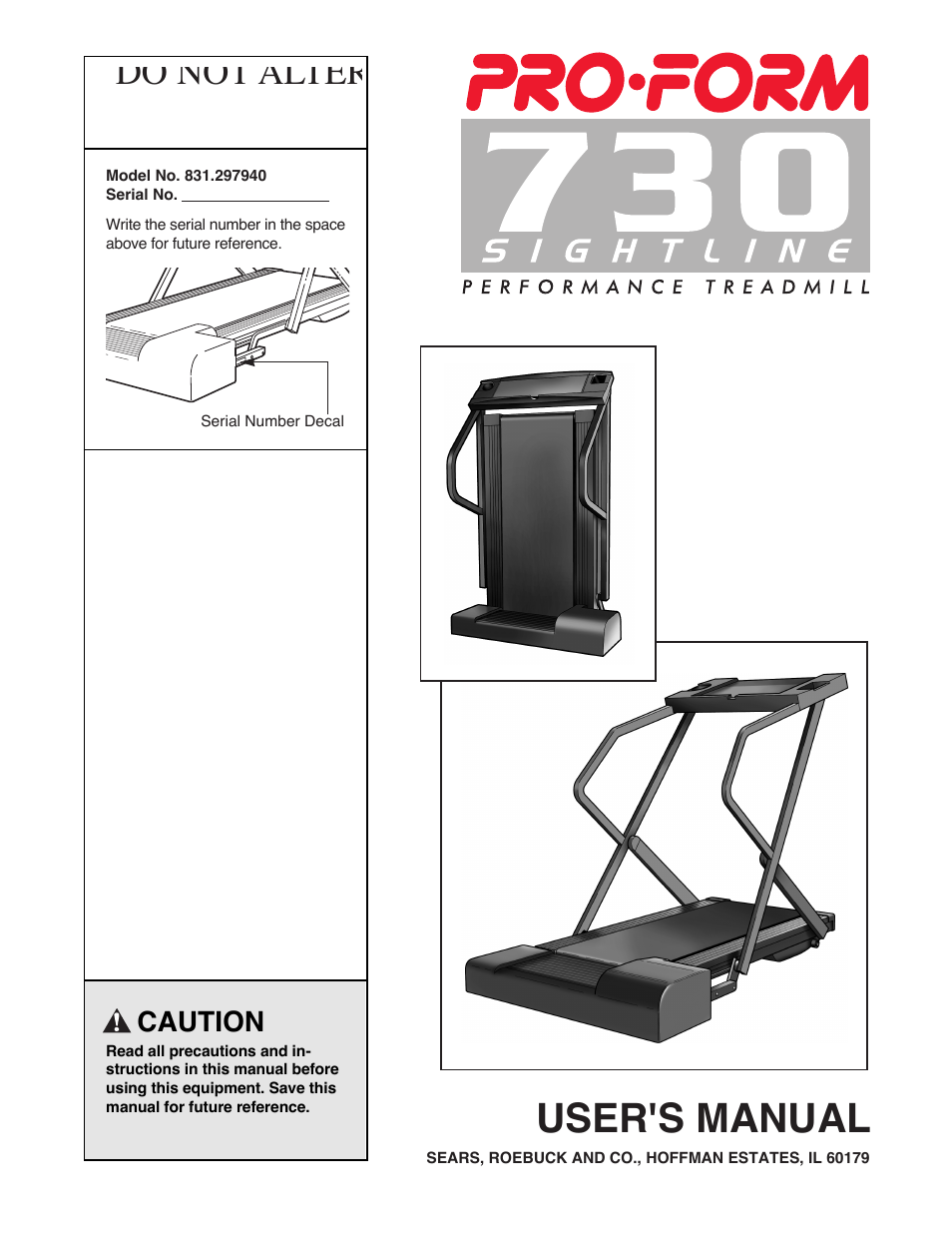 Sears 831.297940 User Manual | 18 pages