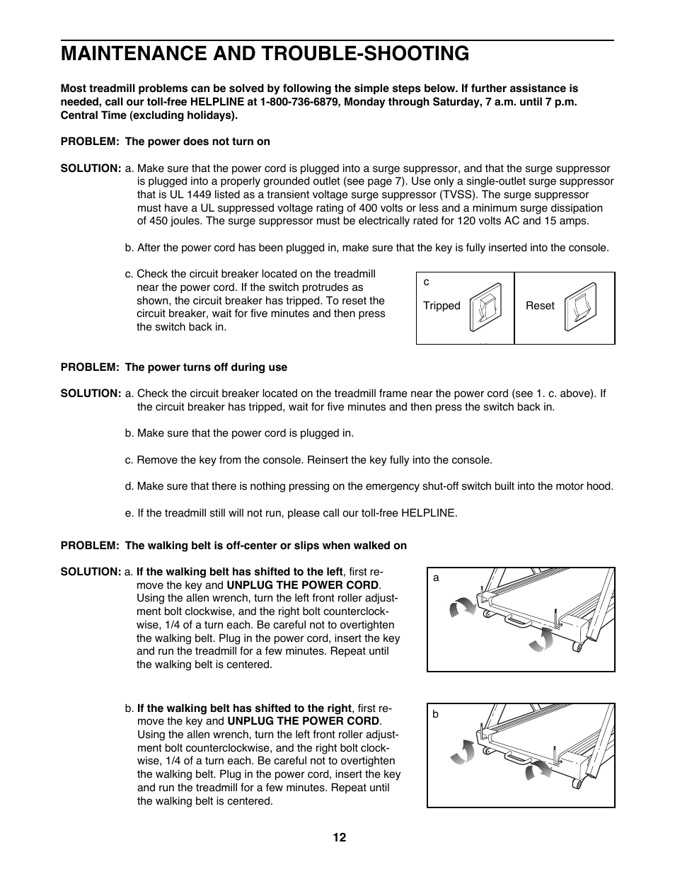 Maintenance and trouble-shooting | Sears 831.297940 User Manual | Page 12 / 18