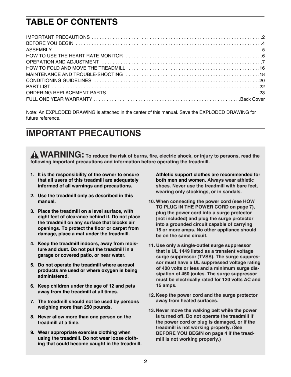 Sears 10.0 831.297960 User Manual | Page 2 / 26