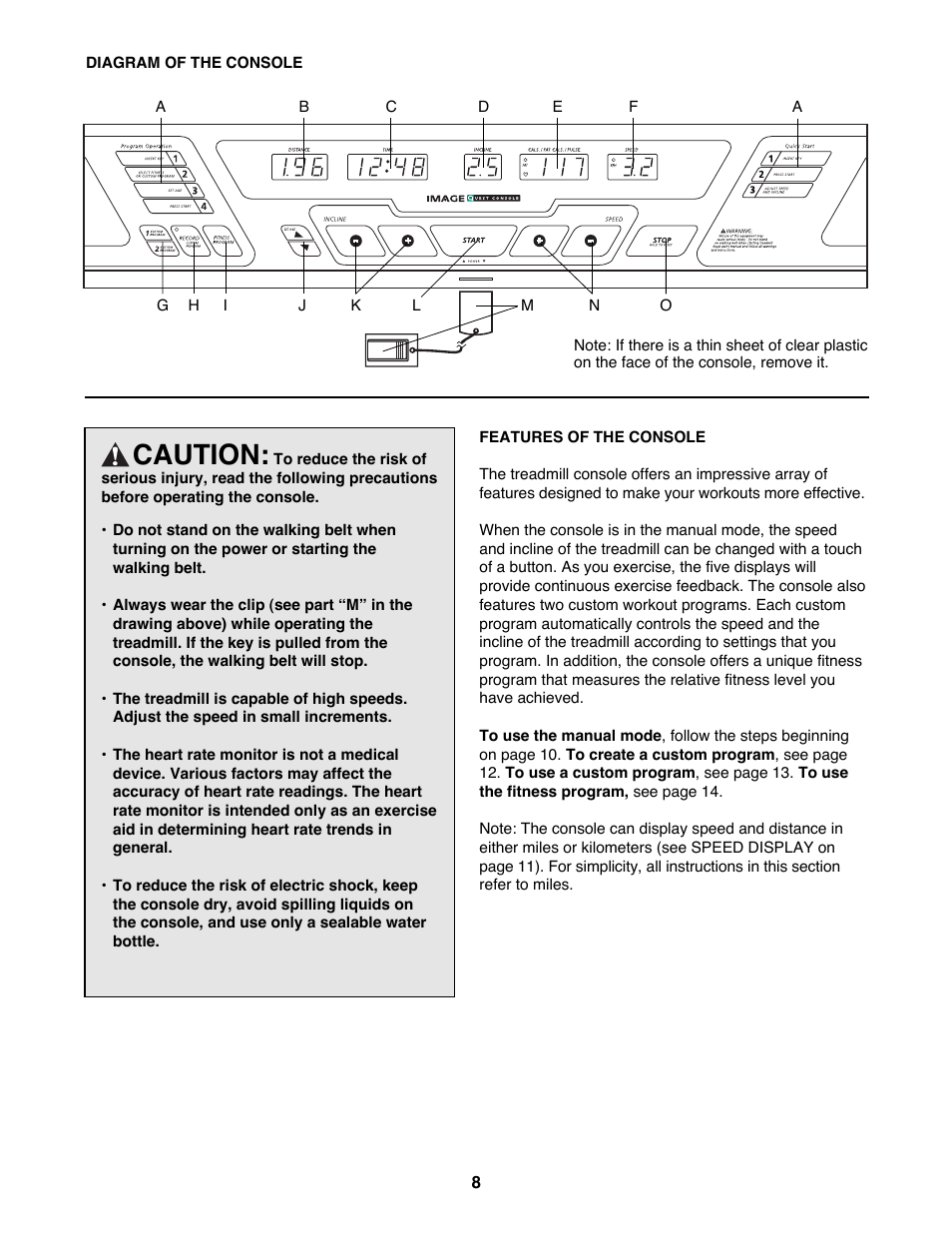 Caution | Sears 10.0 831.297960 User Manual | Page 8 / 26