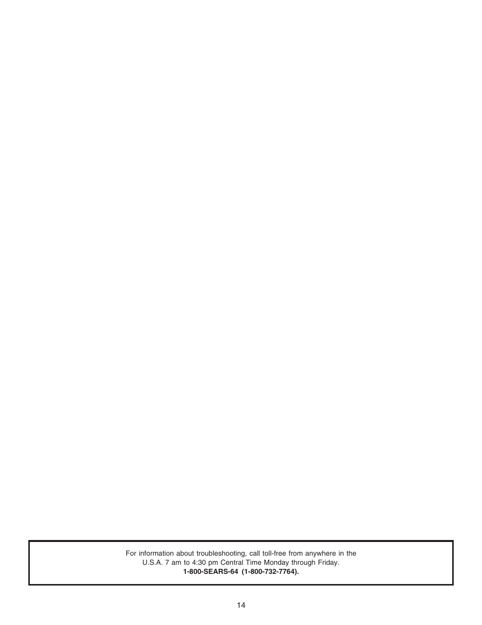 Sears 200.71234 User Manual | Page 15 / 15