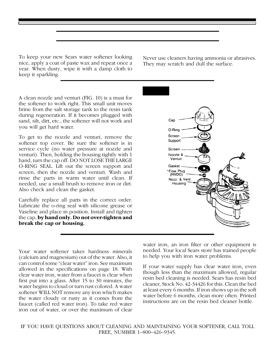 Sears KENMORE 625.34845 User Manual | Page 15 / 33