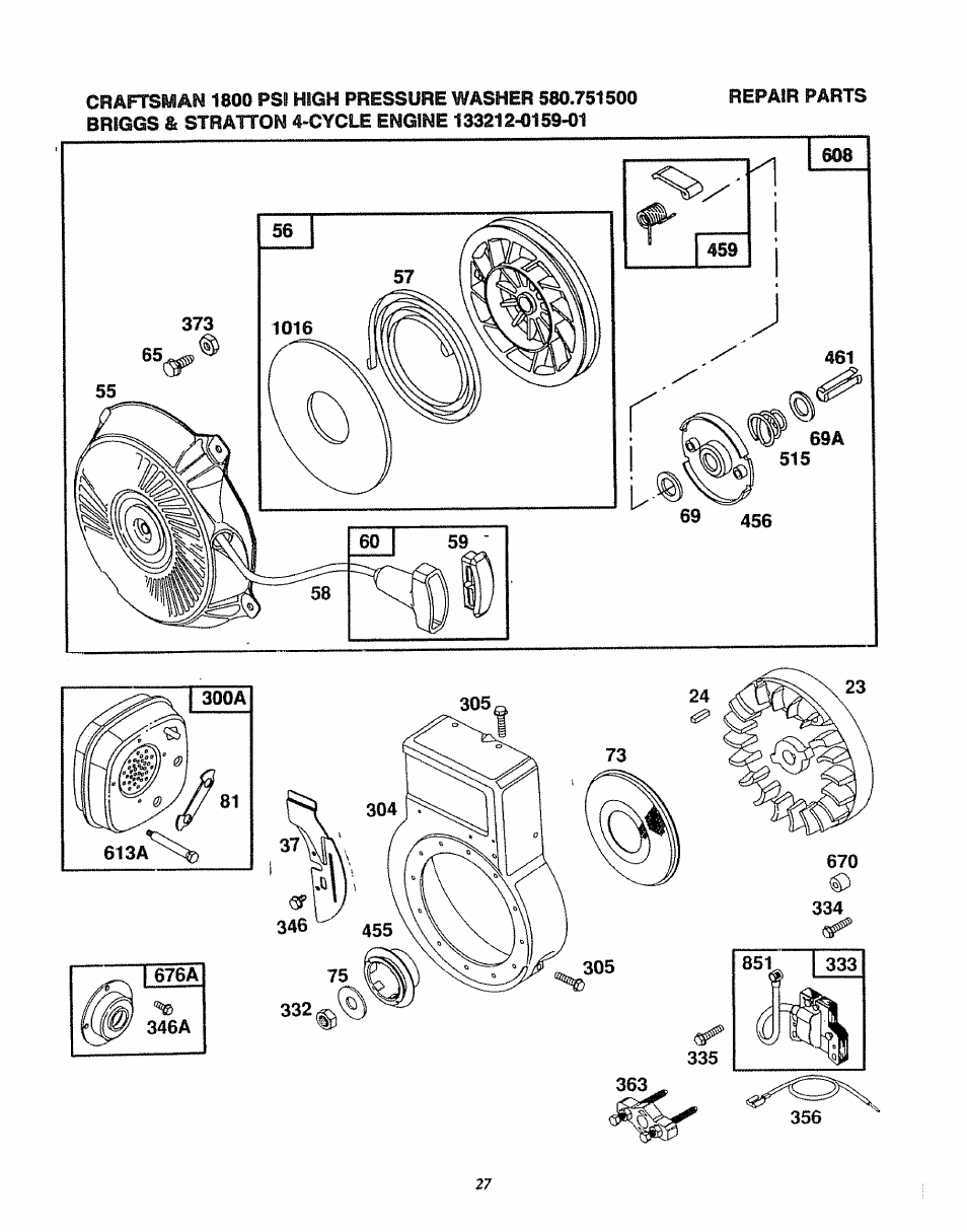 Sears 580.7515 User Manual | Page 27 / 60