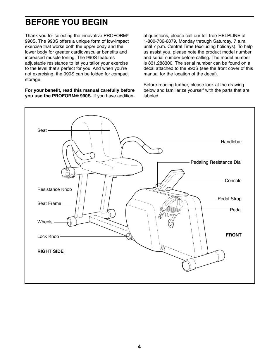 Before you begin | Sears 831.288300 User Manual | Page 4 / 16