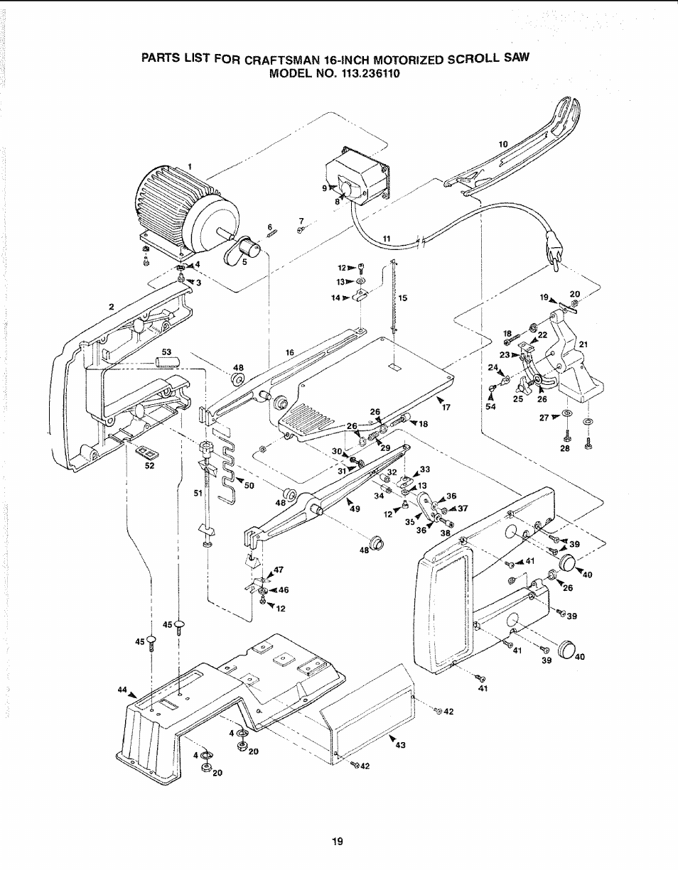 Sears 113.23611 User Manual | Page 19 / 20