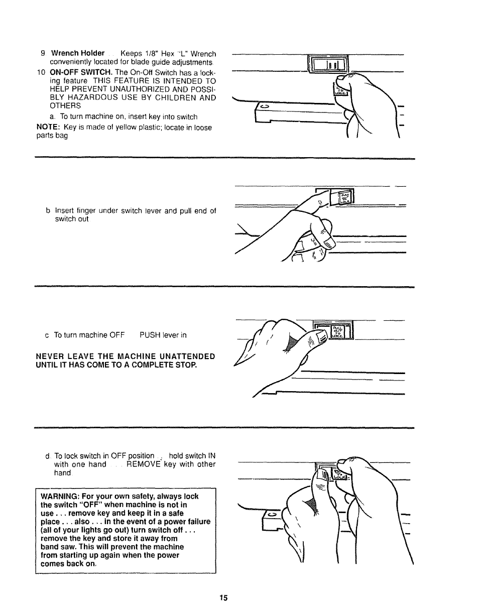 Sears 113.244501 User Manual | Page 15 / 24