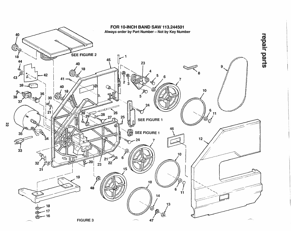 Sears 113.244501 User Manual | Page 22 / 24