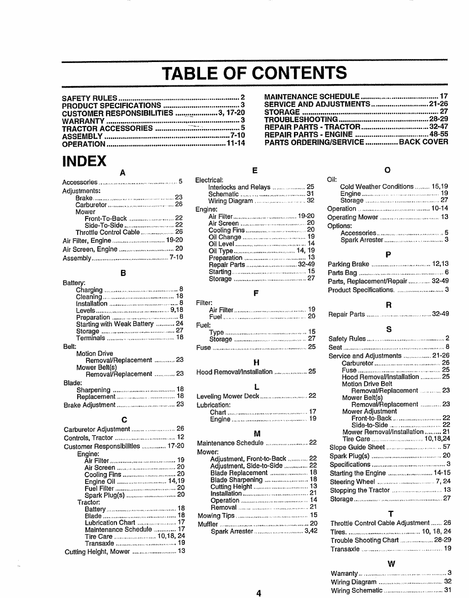 Sears EZ3 917.258473 User Manual | Page 4 / 60