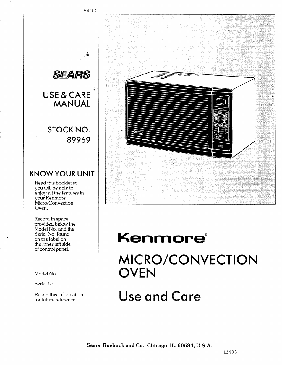 Sears Microwave Oven User Manual | 24 pages