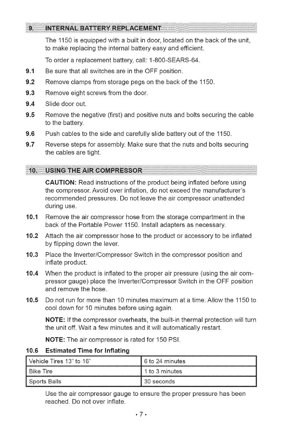 Sears 200.71988 User Manual | Page 9 / 15