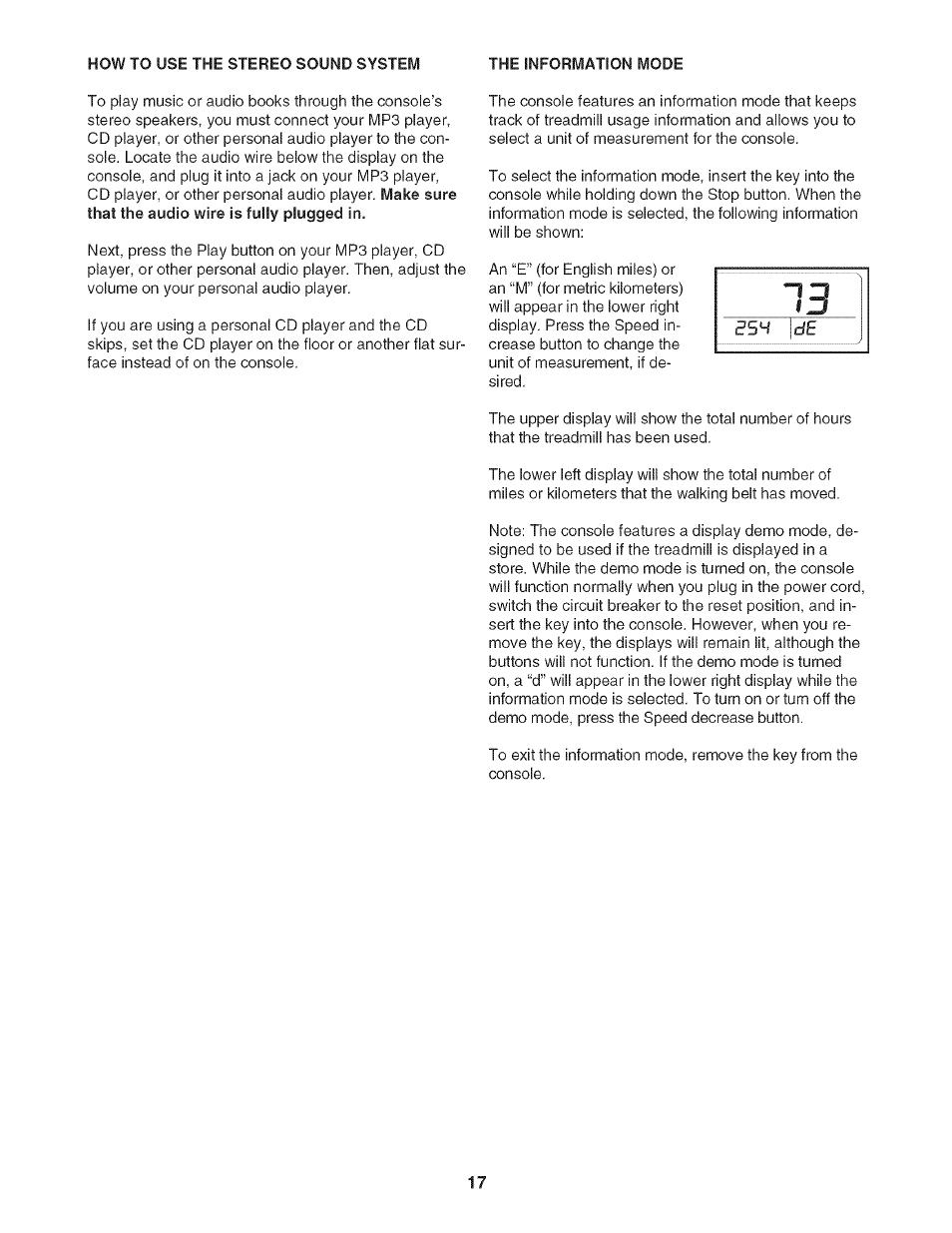 Sears PRO-FORM 831.24733.0 User Manual | Page 17 / 28