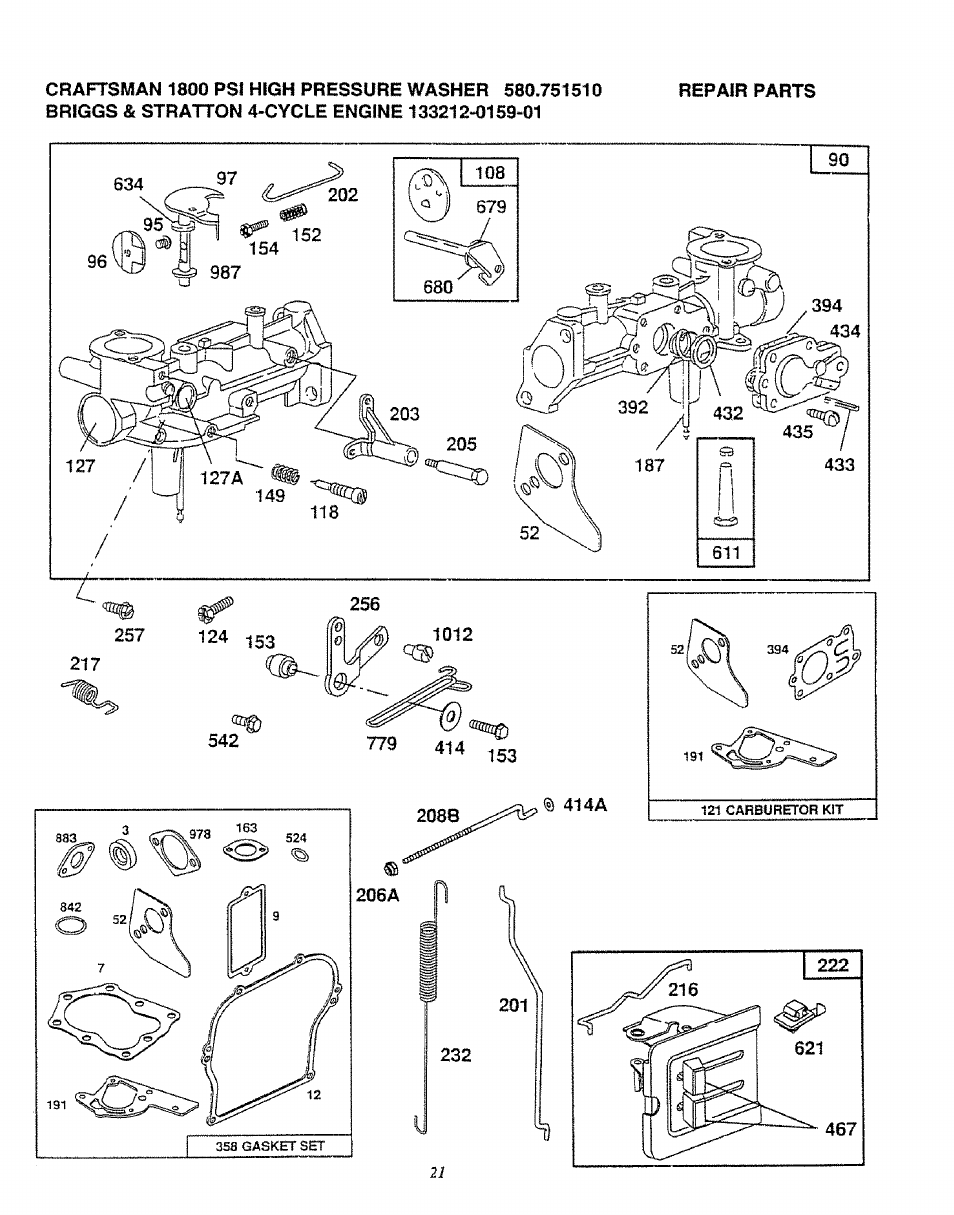 Sears 580.75151 User Manual | Page 21 / 28