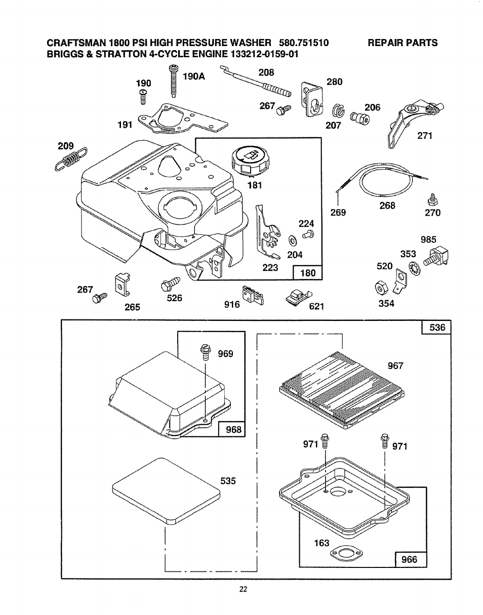 Sears 580.75151 User Manual | Page 22 / 28