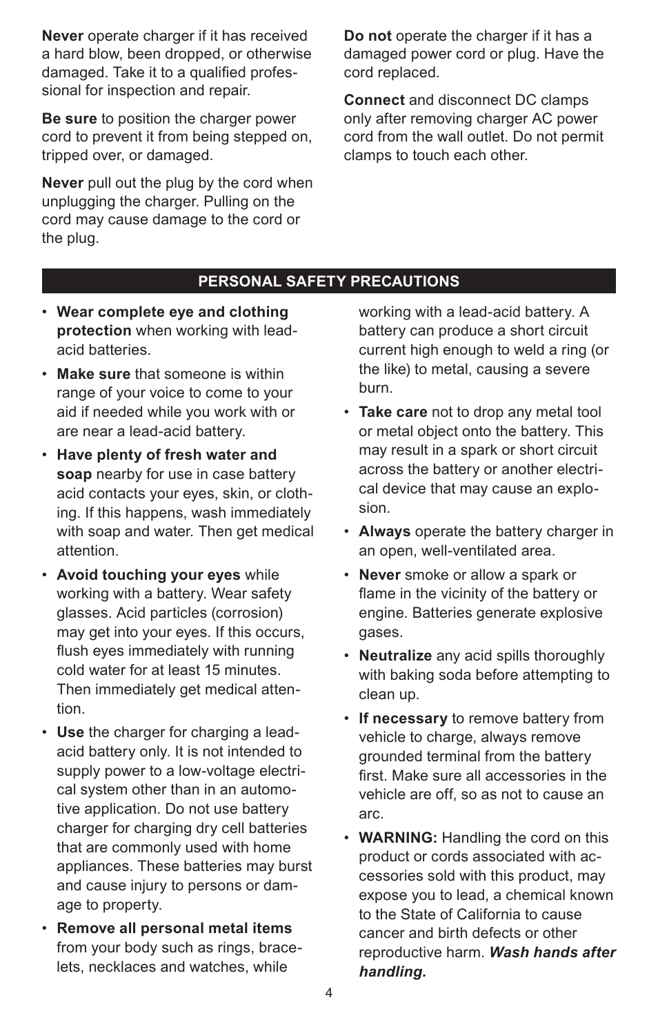 Sears 200.71219 User Manual | Page 4 / 12