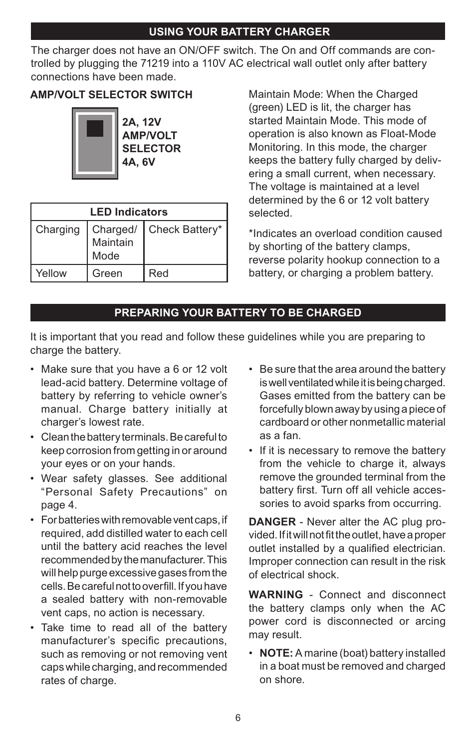 Sears 200.71219 User Manual | Page 6 / 12