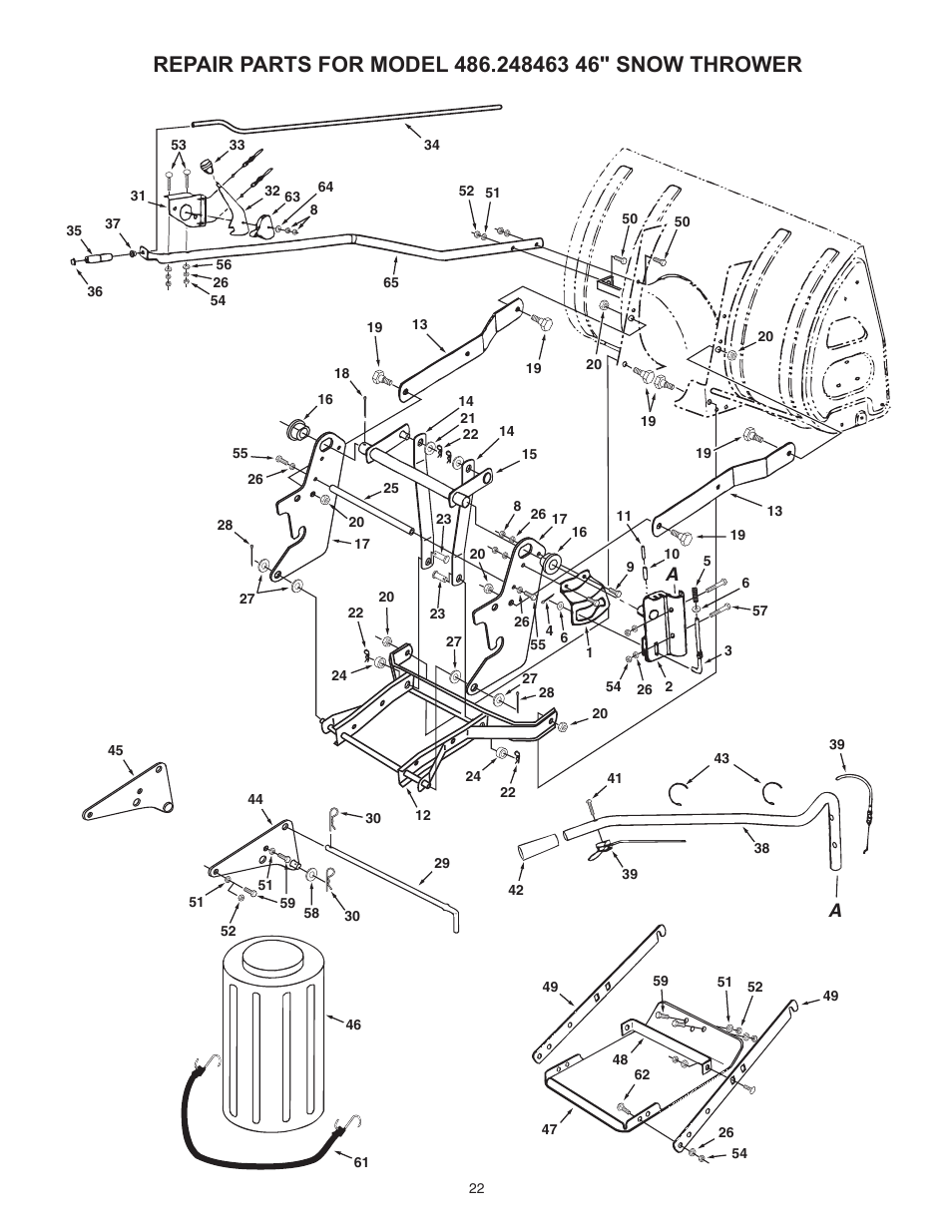 Sears 486.248463 User Manual | Page 22 / 28