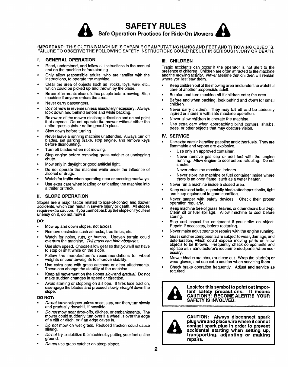 Safety rules | Sears 917.257632 User Manual | Page 2 / 56