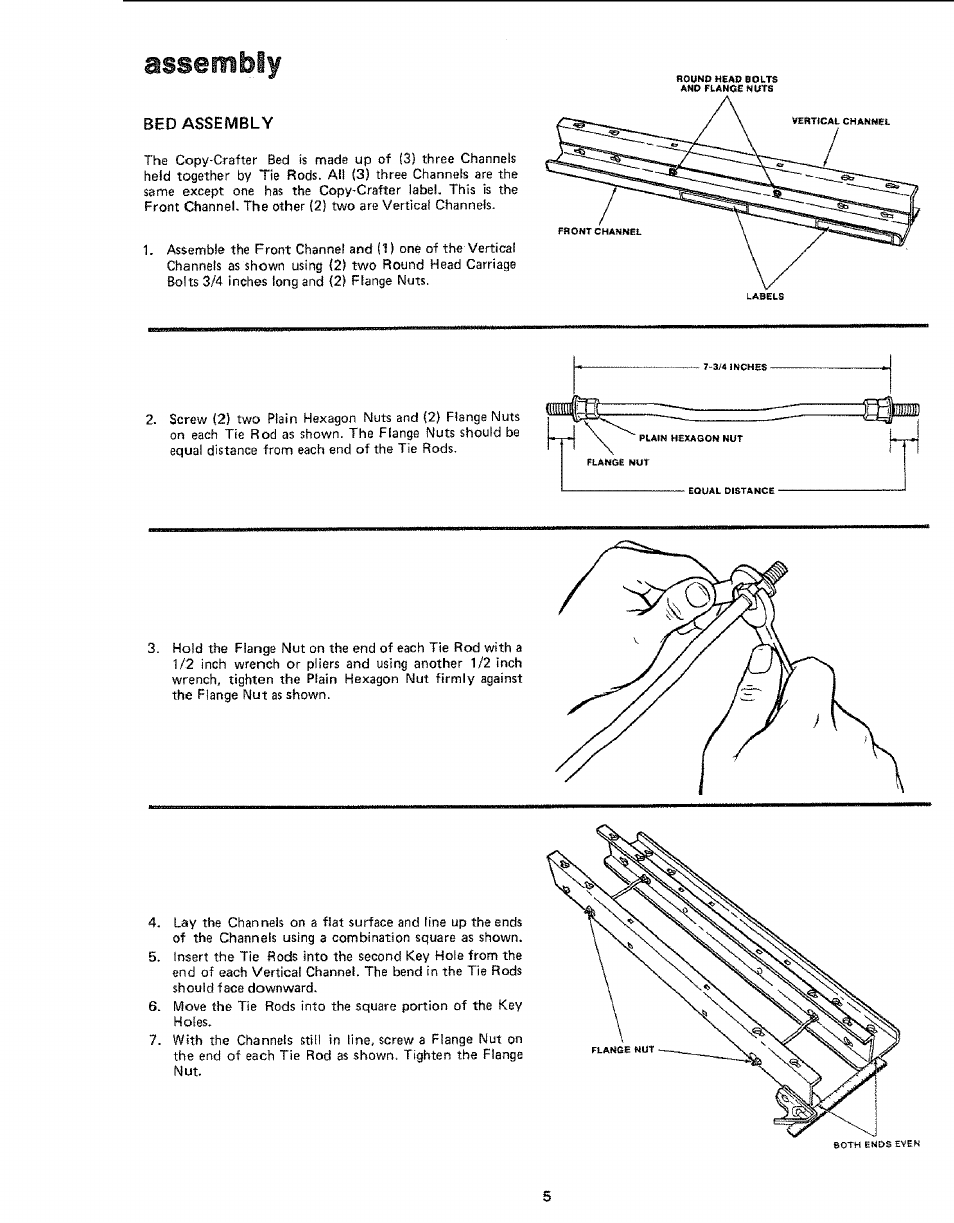 Assembi | Sears 113.24907 User Manual | Page 5 / 28