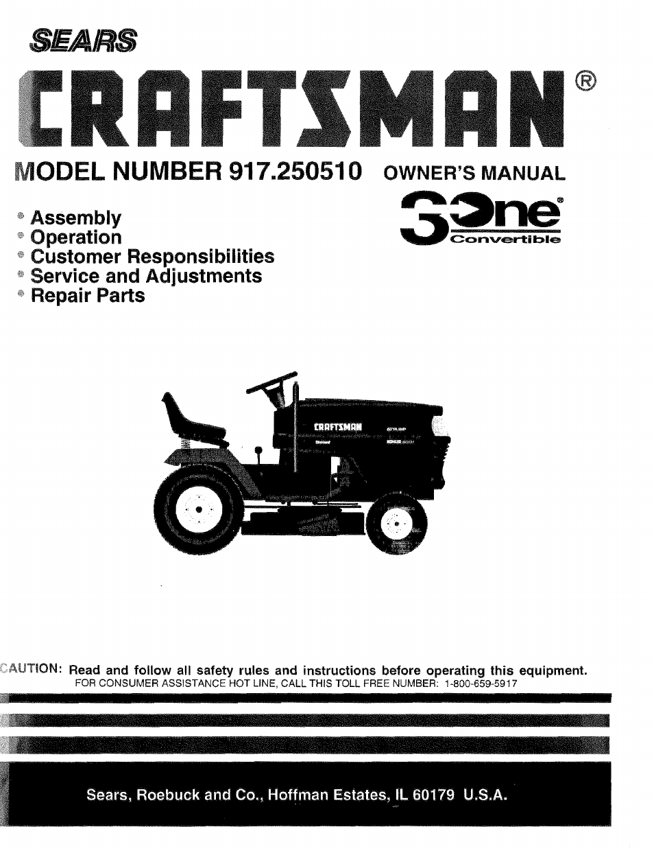 Sears 917.25051 User Manual | 64 pages
