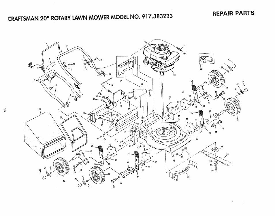 Sears 917.383223 User Manual | Page 16 / 24