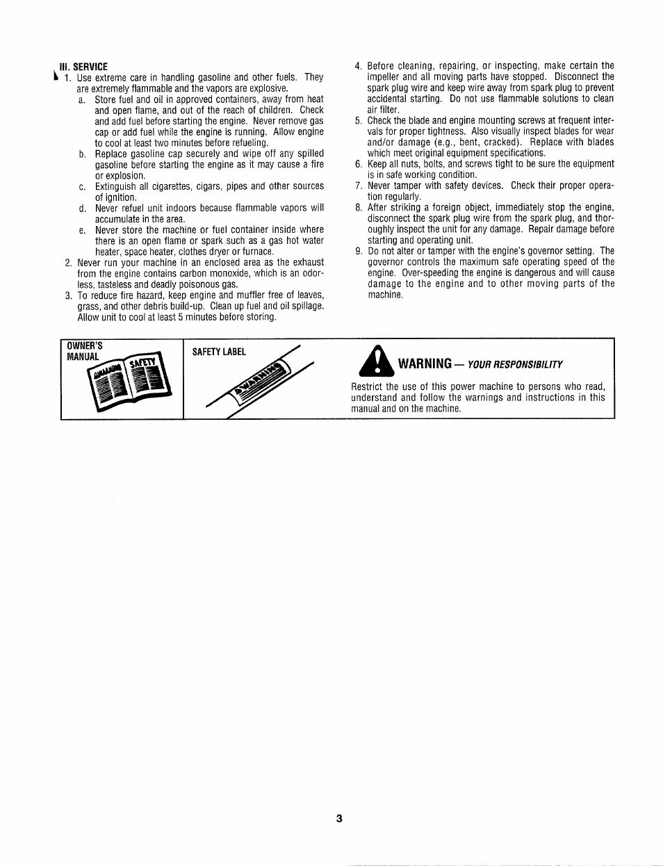 Sears Craftsman 247-795890 User Manual | Page 3 / 42