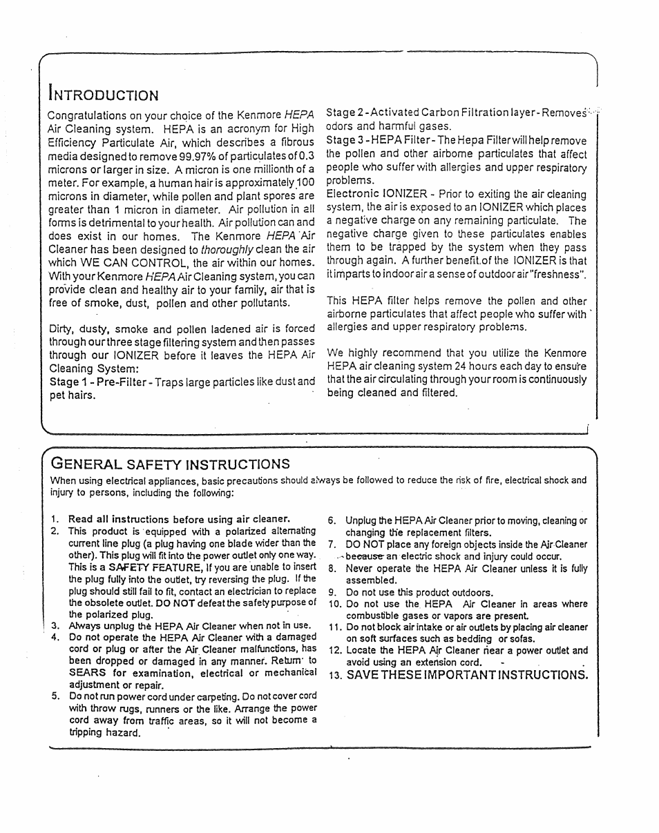 Sears KENMORE 437.83163 User Manual | Page 2 / 8