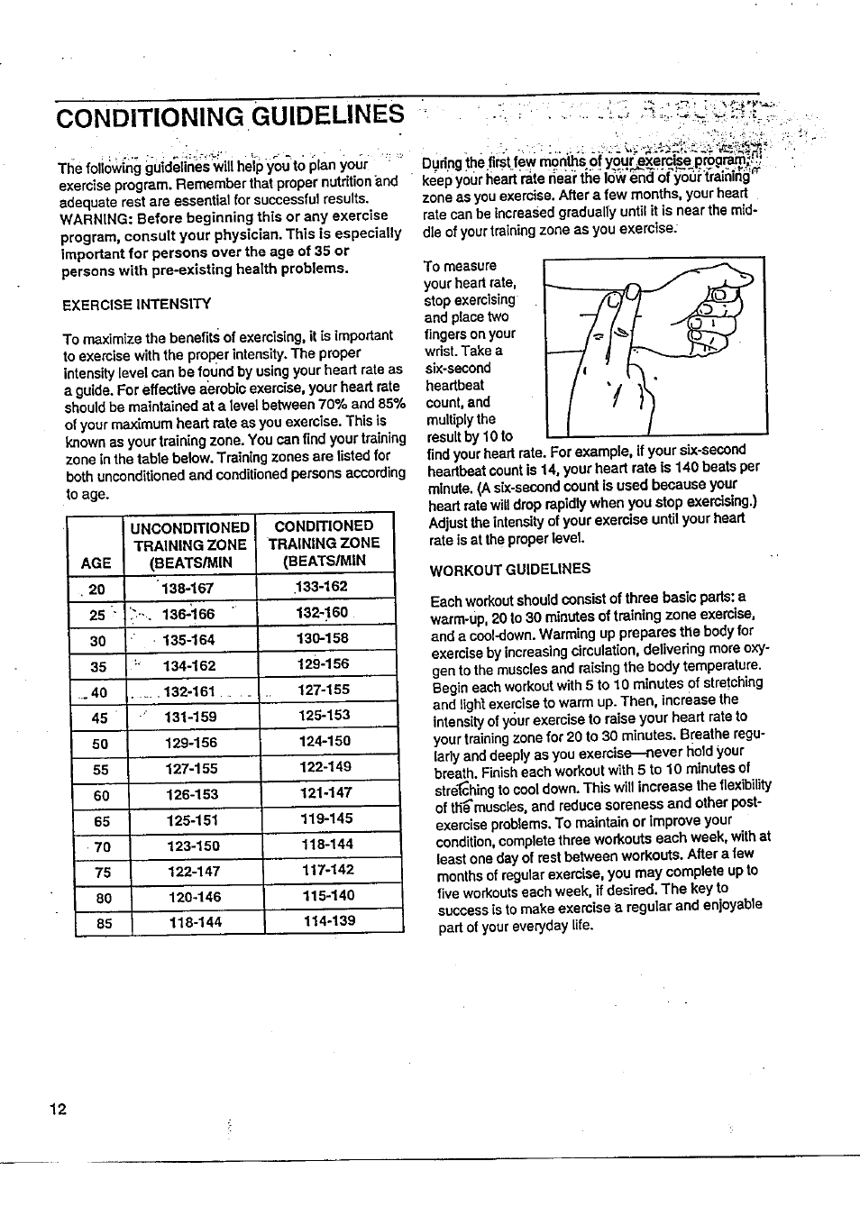 Conomoning (3u1delines | Sears 831.287602 User Manual | Page 12 / 16