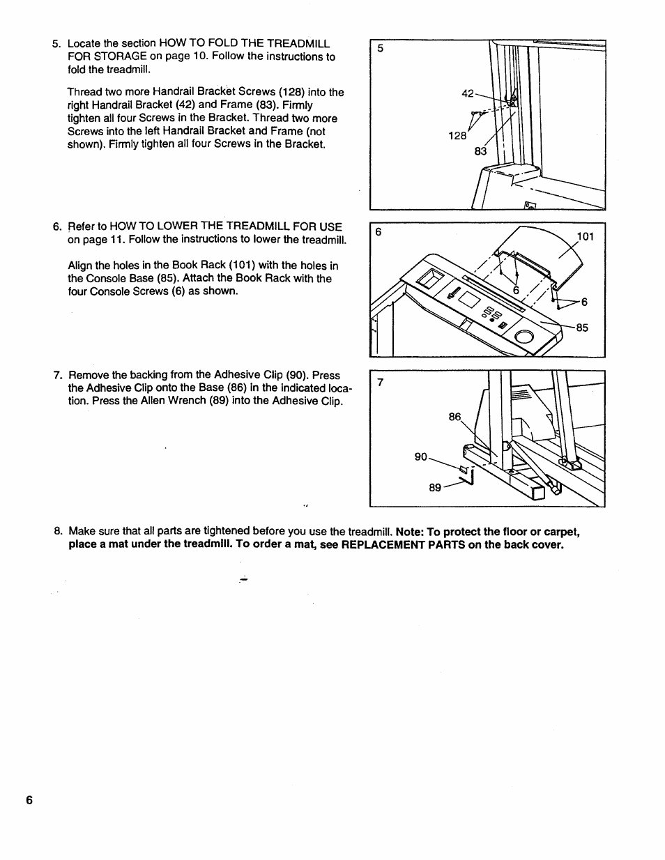 Sears PRO FORM 585 831.297662 User Manual | Page 6 / 19